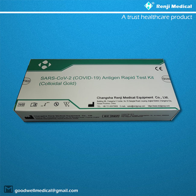 নাসোফ্যারিঞ্জিয়াল সোয়াব ISO13485 সার্টিফিকেশন সহ পারিবারিক এজি র‌্যাপিড টেস্ট কিট