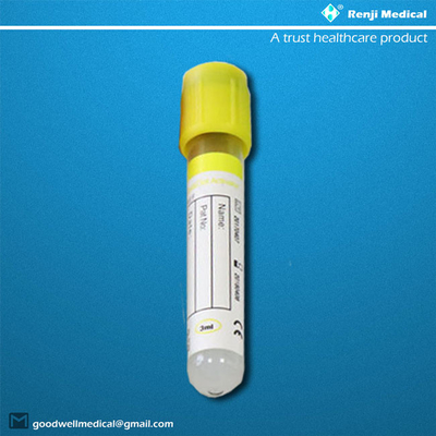 5ml 7ml ভ্যাকুয়াম ব্লাড টেস্ট টিউব 3 বছরের শেলফ লাইফ ডায়াগনস্টিকসের জন্য
