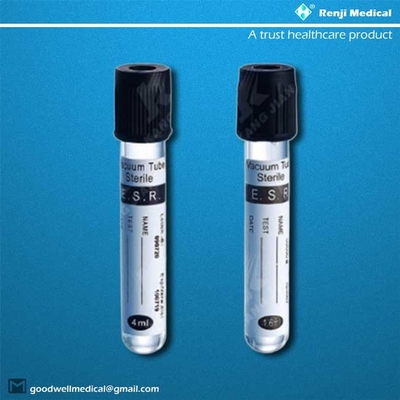 4ml/5ml ডিসপোজেবল ভ্যাকুয়াম ব্লাড কালেকশন টিউব, ফার ইনফ্রারেড ESR টেস্ট টিউব