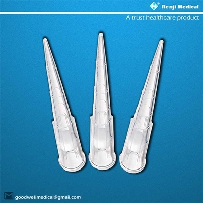 স্বচ্ছ ইউনিভার্সাল পিপেট টিপস 1000ul Pipettors সঙ্গে সামঞ্জস্যপূর্ণ